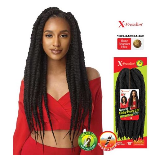 Outre X-Pression Braid - NATURAL KINKY TWIST 18 inches. - Image 2