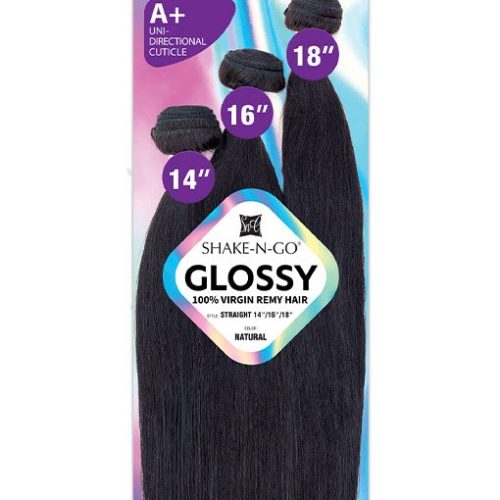 Shake-N-Go Glossy 100% Virgin Remy Hair Bundle Multipack - Straight - Image 2