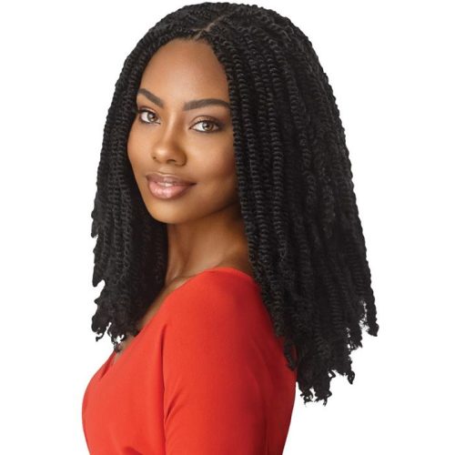 Outre X-Pression Twisted Up Crochet Braid - SPRINGY AFRO TWIST 12" - Image 1