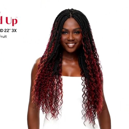 Outre X Pression Twisted Up Crochet Braid - 3X BOHO BOX BRAID 22" - Image 2