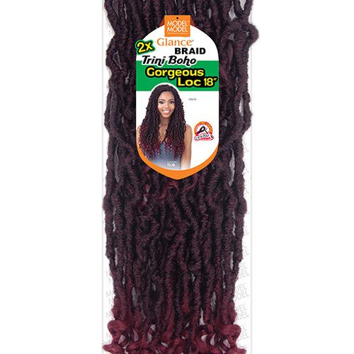 2X Trini Boho Gorgeous Loc 18" Glance Crochet Braid - Image 2