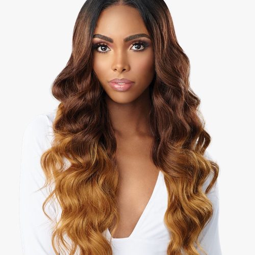 Sensationnel OCEAN WAVE 30 inches BUTTA Human Hair Blend HD Lace Wig