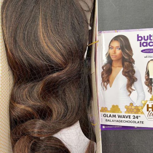 Sensationnel Human Hair Blend Butta HD Lace Front Wig - Glam Wave 24 inches - Image 5