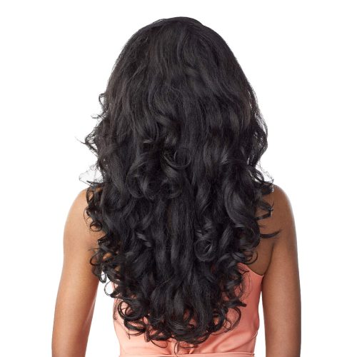 Sensationnel Instant weave half wig - iwd 3 synthetic half wig or updo cap with adjustable drawstring for seamless hair blending - IWD 3 - Image 4