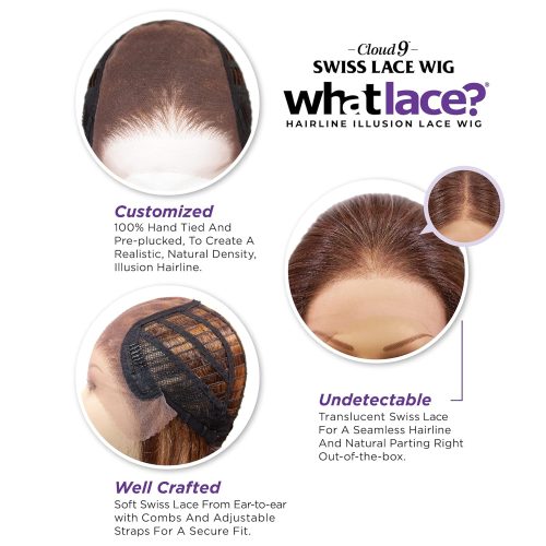 Sensationnel Cloud 9 Swiss Lace 13X6 HD Lace Front Wig - GLENNA - Image 4