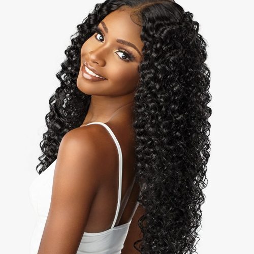 Sensationnel Human Hair Blend HD Lace Front Wig Butta Lace Bohemian 28 inches - Image 2