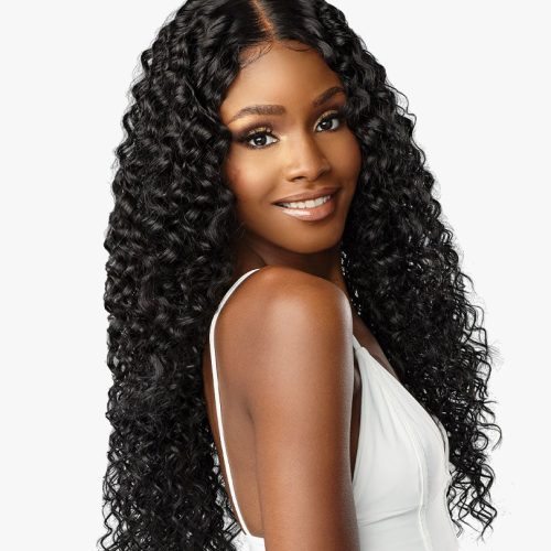 Sensationnel Human Hair Blend HD Lace Front Wig Butta Lace Bohemian 28 inches - Image 5