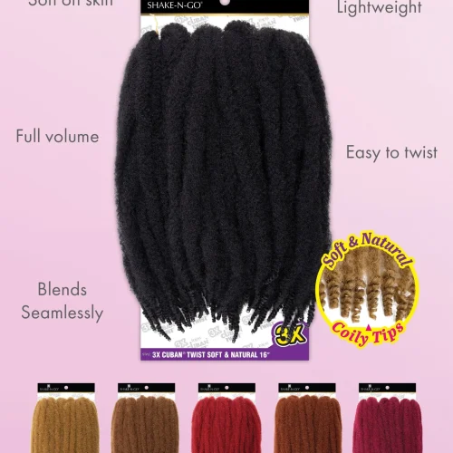 FreeTress Equal 3X CUBAN TWIST SOFT & NATURAL 16 Inches - Image 5