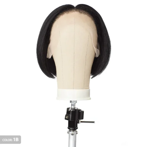 Sensationnel Curls Kinks Textured Glueless HD 13x6 Lace Front Wig - 13x6 KINKY BOB 9" - Kinky Edges - Image 5