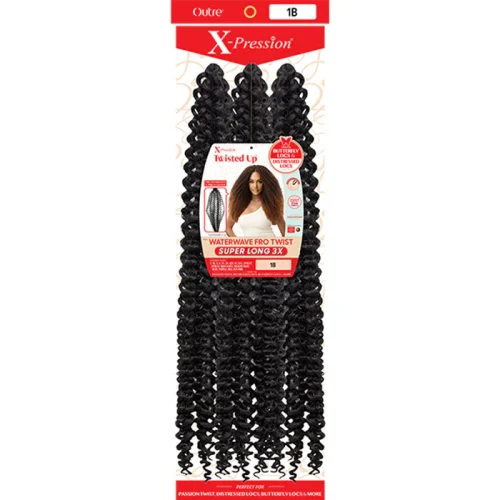 Outre X Pression Twisted Up Waterwave Fro Twist Braid - SUPER LONG 3X - Image 3