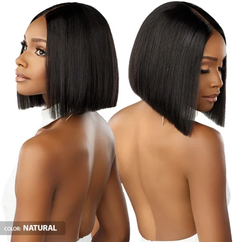 Sensationnel Pearlish 15A 100% Virgin Remy Hair 2x6 HD Lace Front Wig - CLASSIC BOB 10"- Bleached Knots - Image 2