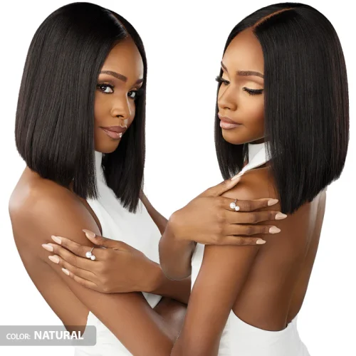 Sensationnel Pearlish 15A 100% Virgin Remy Hair 2x6 HD Lace Front Wig - CLASSIC BOB 12"- Bleached Knots - Image 2