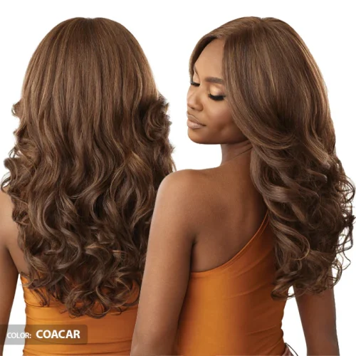 Outre 5x5 Lace Closure Wig Human Hair Blend Glueless HD Lace Front Wig - HHB-DREAM CURLS 20 - Image 2