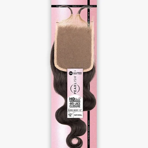 Sensationnel PEARLISH 4X5 HD LACE CLOSURE EURO BODY 12″