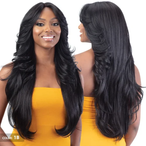 FreeTress Equal Curtain Bangs HD Lace Front Wig Bombshell - Image 2